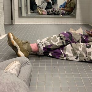 Purple camo pants